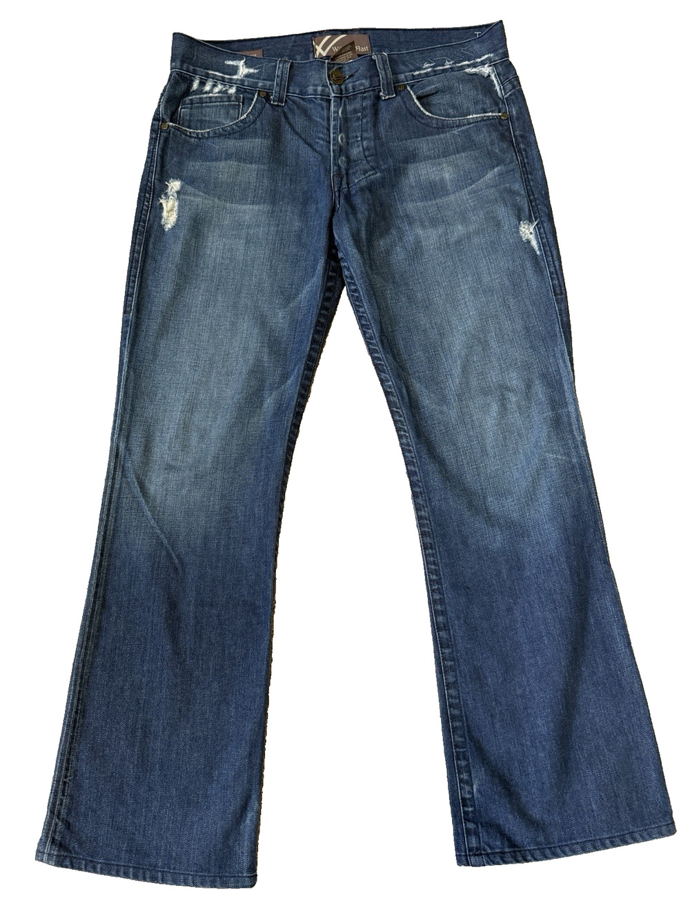 William Rast Billy Bootcut Jeans Mens 32 Slight Distress Made in USA! Y2K